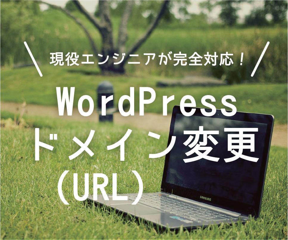 WordPressのドメイン(URL)を変更します 対応サイト1000件突破。現役エンジニアによる完全サポート!