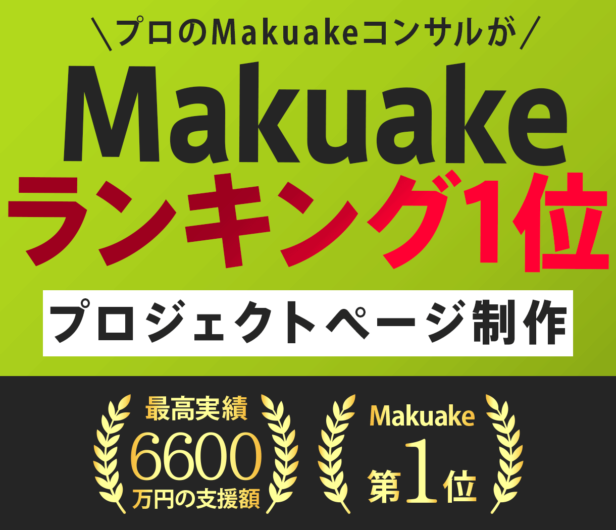 Makuakeランキング1位ノウハウでLP作ります Makuakeランキング1位獲得-2022年4月18日 イメージ1