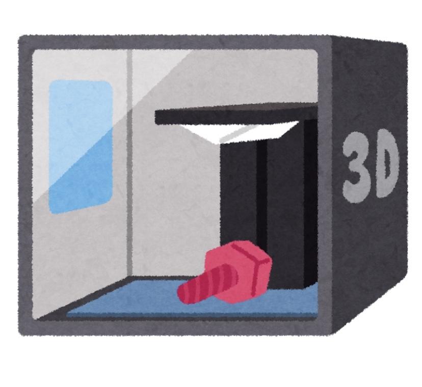 3Dプリンター用のデータを作成します 様々な形の3Dプリンター用のデータを作成します!