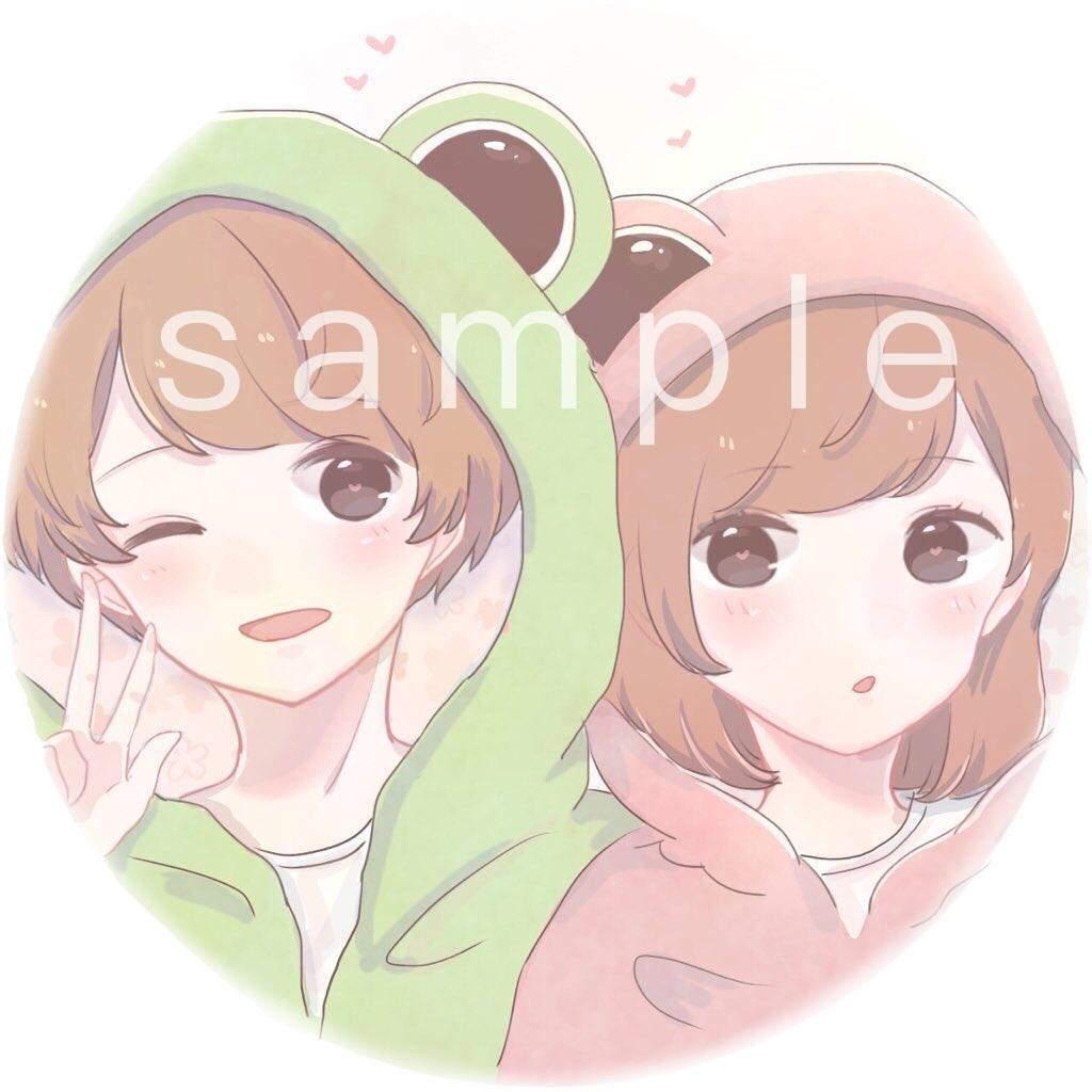 SNSで使えるアイコンを描きます 可愛い系がお好みの方にオススメです