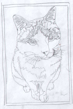 ペットの写真を切り絵にします 元切り絵漫画家が、世界で一枚の切り絵を製作します イメージ2