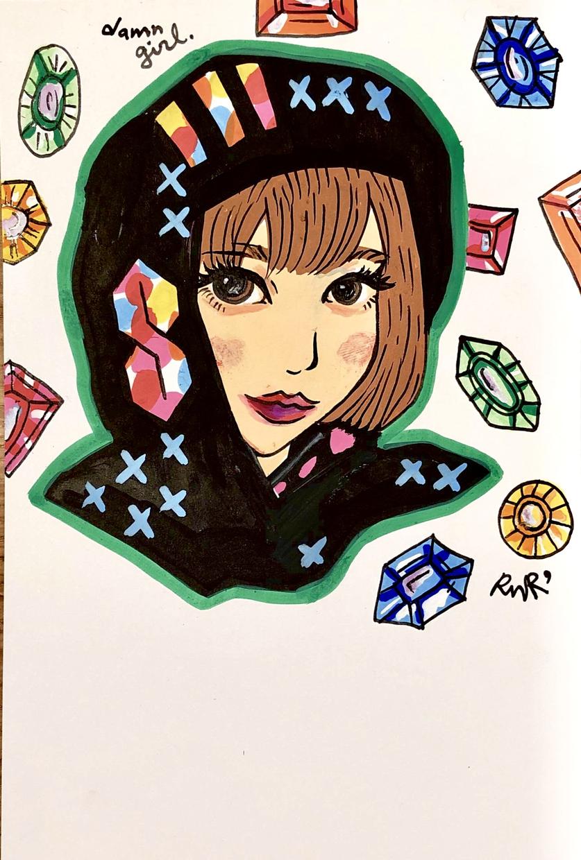 ポップな似顔絵、ポートレート描きます ニューヨークで学んだ全てをあなたに!スピーディー対応