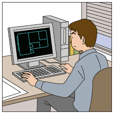JWを使いCADデータ作成致します JWCADを使用し、図面作成、トレースなどを行います。