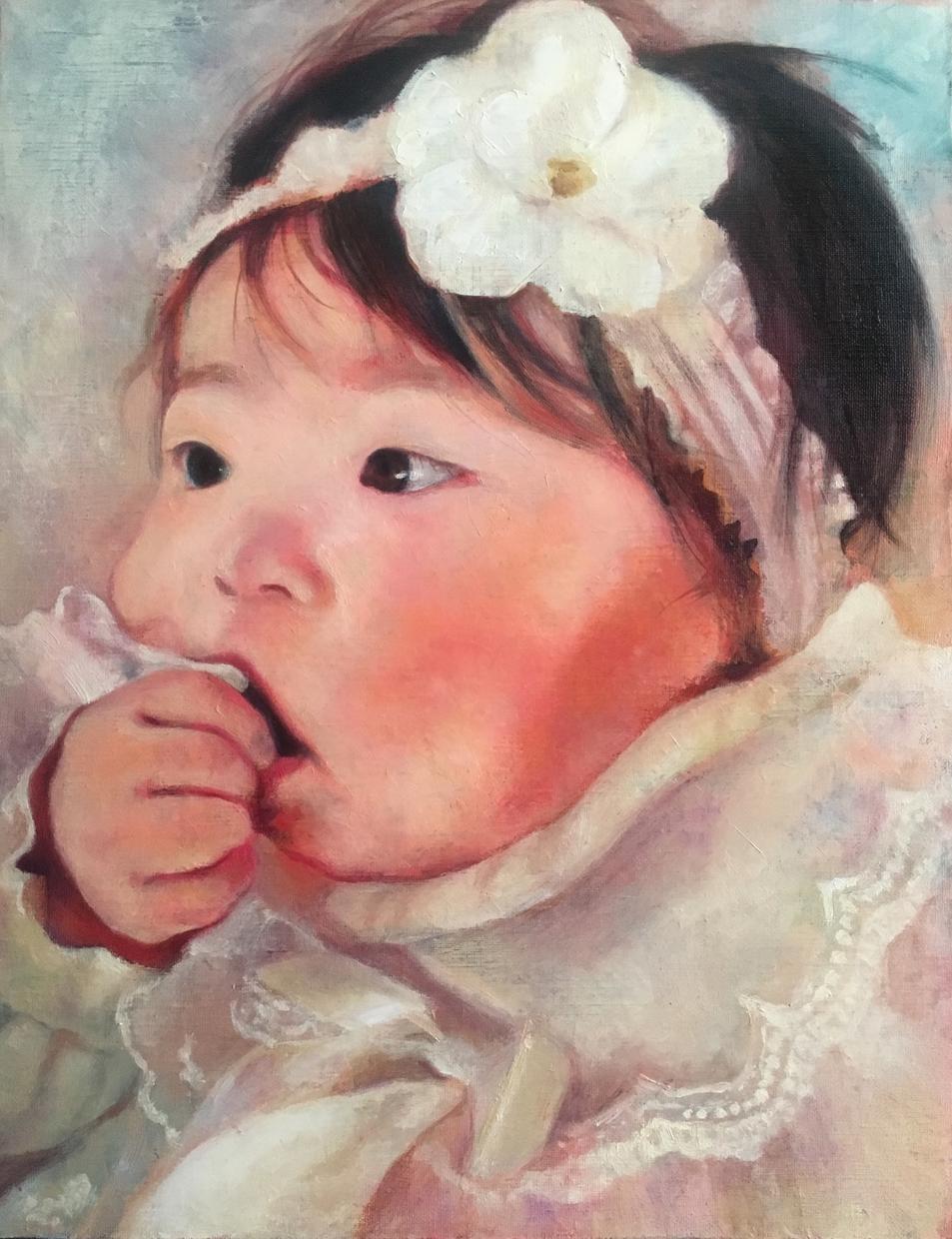 油彩で似顔絵お描きします リアルかつ本格的!プレゼントなどにもおすすめですよ♪