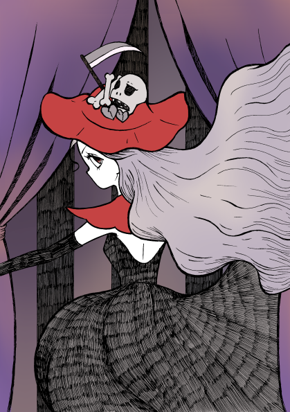 ダークな雰囲気のイラストを描きます ダークメルヘンがお好きな方におすすめです