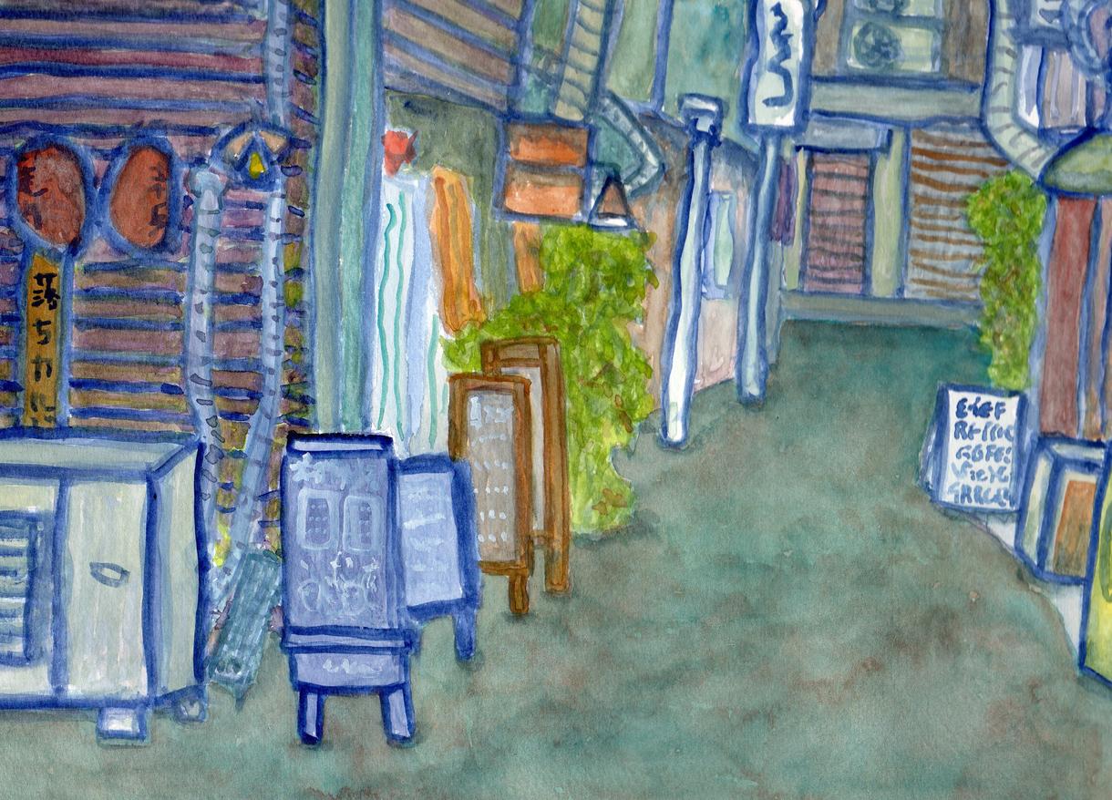 街の絵を描きます タウン誌などの表紙、挿絵にお願いします。