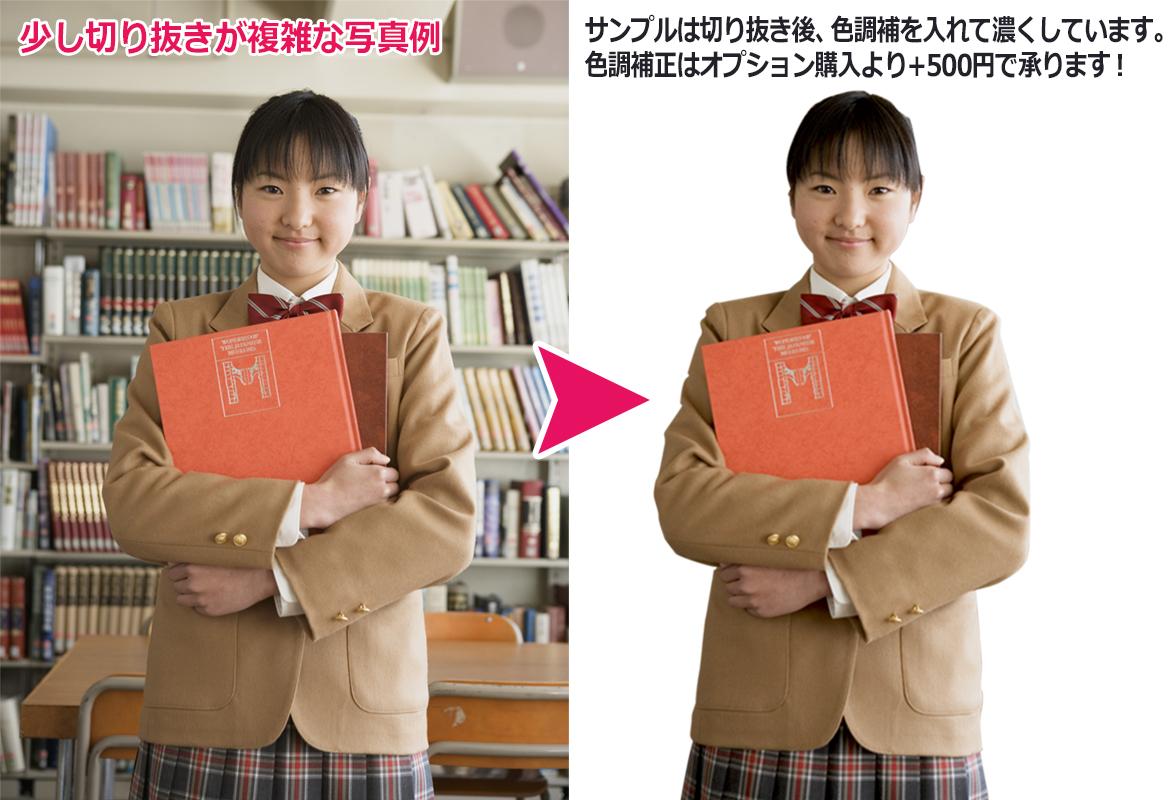 背景の被写体を切り抜きます 邪魔な背景からメイン画像を切り抜き!