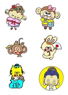 ゆるキャラを作成します サイトやブログをにぎやかに演出!SNSアイコンにもどうぞ