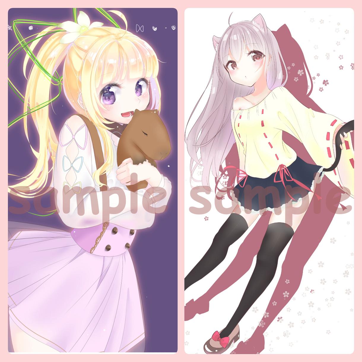 可愛い女の子のイラスト描きます アイコン 動画 表紙や挿絵等で使いたい方にオススメ アイコン作成 ココナラ