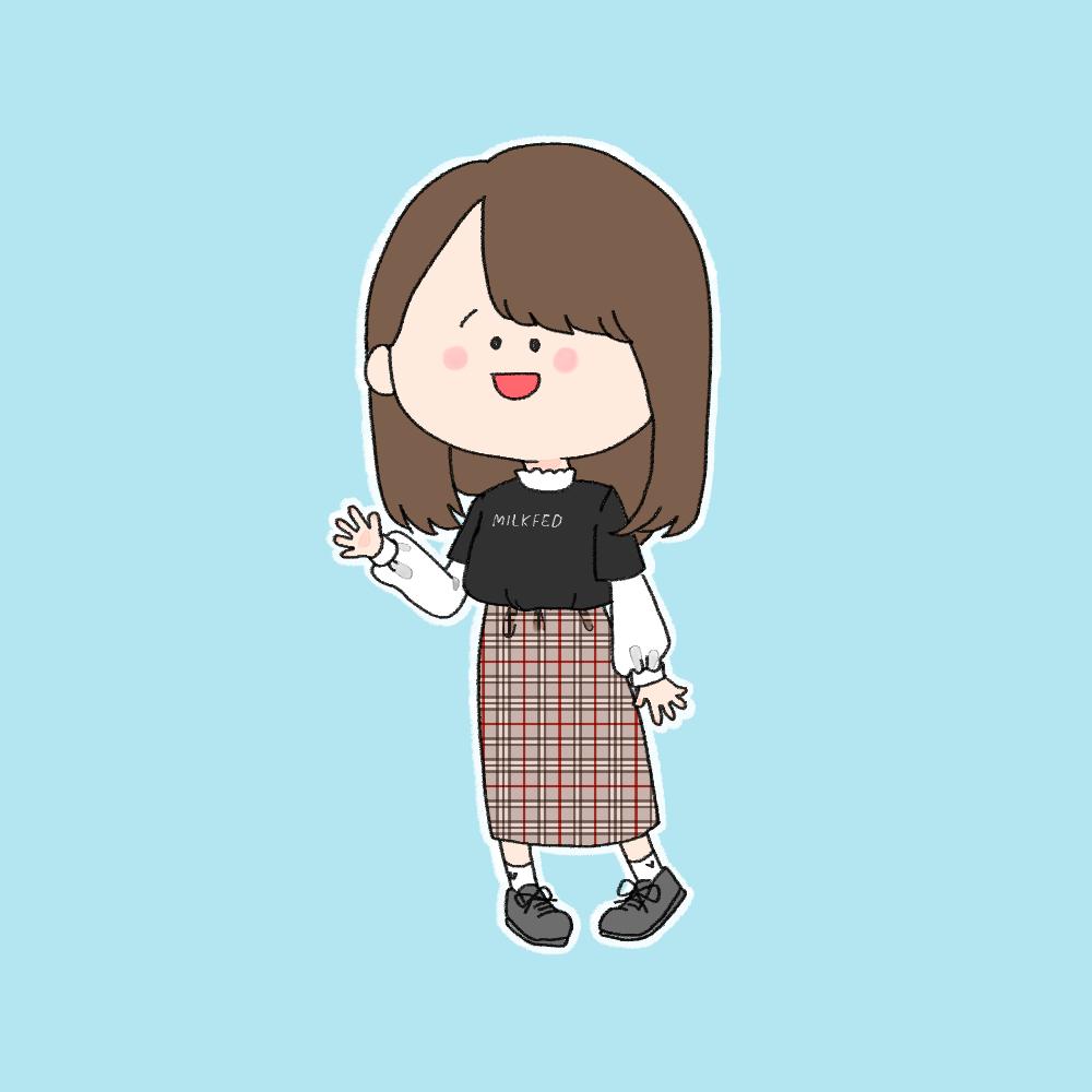 写真などを見てミニキャラを描きます 自画像だけでなく、推しのアイドルやアニメのキャラクターも!