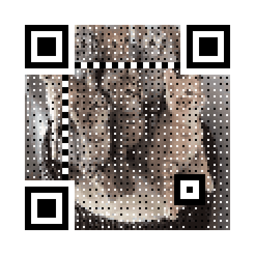 イラスト・写真入りQRコードを作成します 思わず目を引くようなQRコードが欲しいと思ったら！ イメージ3
