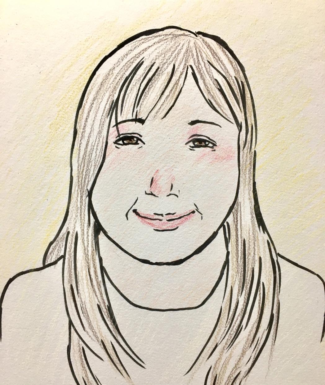 似顔絵描きます 大好きな人へ、恩師へなど。似顔絵を贈りませんか?