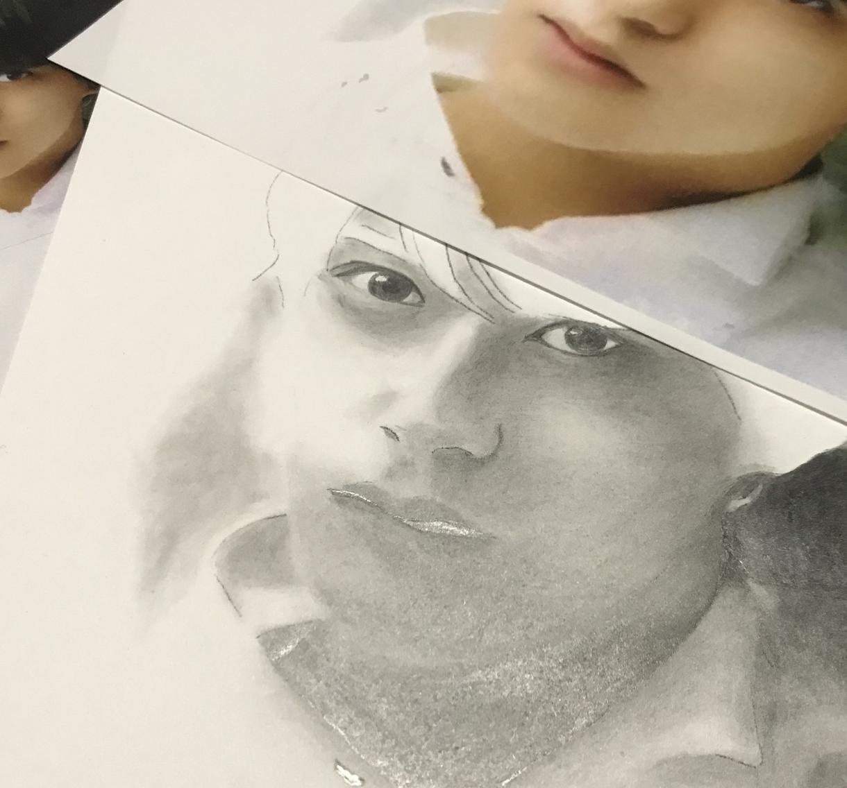鉛筆画描かせて頂きます 贈り物に、インテリアに…※注 画像はサンプルです。