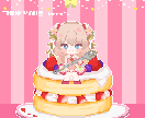 ドット絵ミニキャラクター×パンケーキをつくります Vtuber活動／個人用／プレゼント用にも！ イメージ1