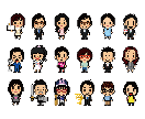 あなたをドットキャラ化した名刺データを作ります レトロなドット絵が好きな方におすすめ！ イメージ2