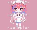 配信画面を華やかに！動くかわいいドット絵描きます 配信画面の片隅に置くとかわいいピクセルアニメーション！ イメージ3