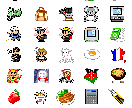 似顔絵以外のドット絵アイコンを制作します ウェブやメールに使えるオリジナルのドット絵アイコンを描きます イメージ3