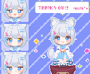 ドット絵ミニキャラ×GIFをつくります 配信活動や推しへのプレゼント用などにも！ イメージ6