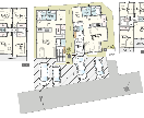 イラストレーターで間取り図や案内図を描きます 手書きの間取りからでもカラーや単色のご希望の素敵な間取図を イメージ1