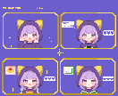 表情の変化が楽しいドット絵／バストアップを作ります VTuber活動やオリジナルキャラクターさんにも！ イメージ1