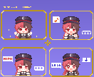 表情の変化が楽しいドット絵／バストアップを作ります VTuber活動やオリジナルキャラクターさんにも！ イメージ3