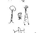 赤ちゃんが描いたような絵 描きます 独特な世界観。そして誰もがしないだろうアイコン。 イメージ1