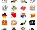 似顔絵以外のドット絵アイコンを制作します ウェブやメールに使えるオリジナルのドット絵アイコンを描きます イメージ4