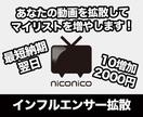 ニコニコ動画マイリスト再生増やします 再生回数オプションもあります◎ イメージ1