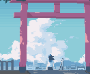 空気感のあるドット絵のループアニメを描きます 風景やキャラが動くループアニメ　MVや配信OP・EDなどに イメージ2