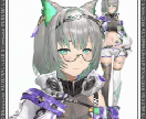 イラストからモデリングまで一括で制作します 綺麗に動くLive2Dモデルを業界高品質にて制作 イメージ2