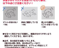 手書きのイラストをlineスタンプとして作成します 世界に1つだけのlineスタンプを作成します Lineスタンプ作成 ココナラ