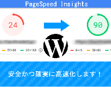 WordPressのプロが高速化します 安価・知識経験不足による高速化はトラブルの原因です！
