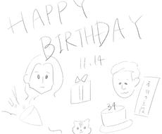 誕生日 記念日のイラスト描きます Snsアップ アイコン用 スクエア Jpeg となります アイコン作成 ココナラ