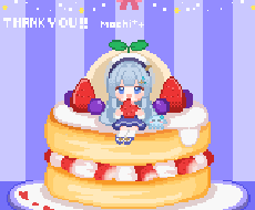 ミニキャラがかわいいドット絵×パンケーキつくります イメージ1