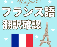 そのフランス語の翻訳 本当に大丈夫か 確認します 翻訳完成度 自然度 文法 綴り 誤字等を徹底的に確認します 英文その他言語の校正 添削 ココナラ