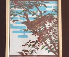 季節の切り絵ポスターカードを作成します 芸術の様な ハガキを送りましょう イラスト作成 ココナラ