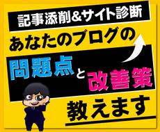 ブログ・アフィリ記事の添削とサイト診断します 現役アフィリエイターの本気の記事添削・構成や修正点アドバイス