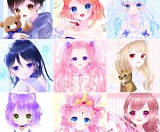 きらきら輝くきゅんとして可愛いアイコン描きます 可愛くて明るい絵柄がお好みの方におすすめです アイコン作成 ココナラ