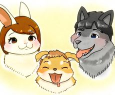 動物に大変身 あなたをアニマル化してお描きします ツーショットにオススメ 記念やプレゼントにも 似顔絵作成 ココナラ