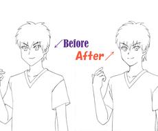 そのイラスト バージョンアップできます 絵の仕上がりに納得できないビギナーの方へ イラスト 漫画の添削 アドバイス ココナラ