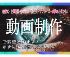 説明会、結婚式、YOUTUBE、他、動画作ります ご要望を丁寧にお伺い！オリジナル動画をお創りします