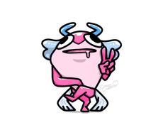 ポップでキモかわいいキャラクターを制作します 商用ok あなただけのキモかわいいキャラクターを描きます イラスト作成 ココナラ