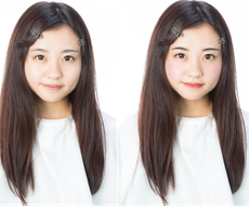 お写真のメイク直します メイク写りが悪い もったいない 写真 画像の加工 修正 ココナラ
