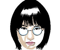 文字で似顔を絵描きます イメージ1