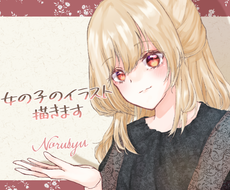 ふんわり可愛い女の子のイラスト描きます Snsアイコン ヘッダー グッズや動画用 立ち絵などに イラスト作成 ココナラ