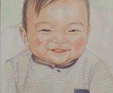 水彩絵の具と色鉛筆で1枚1枚丁寧にお描きします 記念に残る可愛い赤ちゃんの似顔絵 似顔絵作成 ココナラ