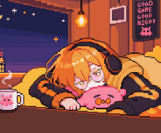 キャラの世界観をドット絵の一枚絵にします イメージ1
