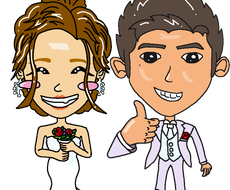 に 似てる 笑 個人 夫婦 家族の似顔絵描きます 似具合がじわる 大切な人の特徴つかんだ可愛い似顔絵 似顔絵作成 ココナラ