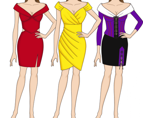 ファッションデザイン画を描きます デザイナー歴30年のプロの仕事を信頼して下さい イラスト作成 ココナラ ファッションデザイン画を描きます デザイナー歴30年のプロの仕事を信頼して下さい イラスト作成 ココナラ