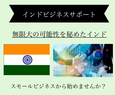 インドビジネスをサポート致します 輸出 輸入のサポートや現地とのやり取りに関するコツを伝授 事業 経営 起業コンサルティング ココナラ